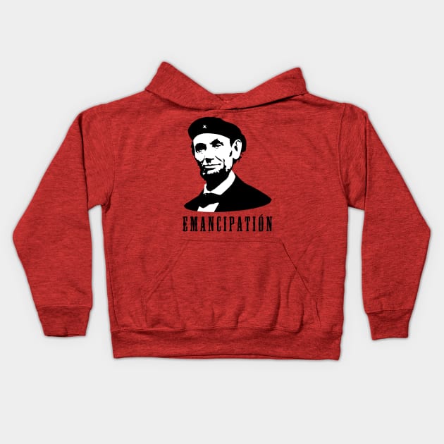 Che Lincoln - Emancipation Kids Hoodie by CongoJack